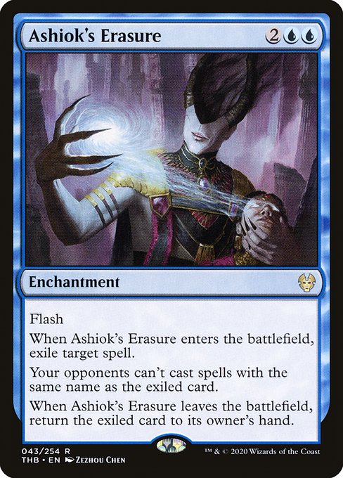 Ashiok's Erasure card image