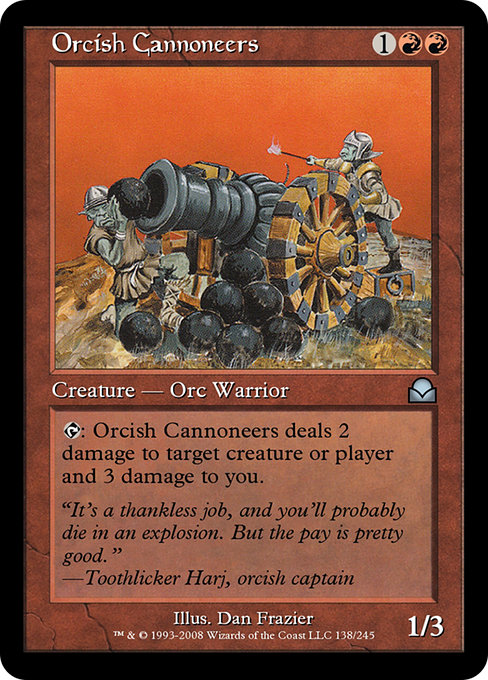 Orcish Cannoneers (Masters Edition II #138)