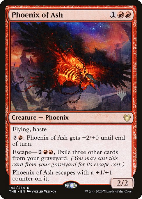 Phoenix of Ash (Theros Beyond Death Promos #148p)