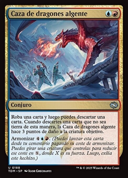 Caza de dragones algente