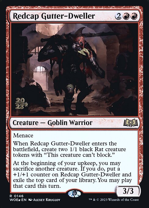 Redcap Gutter-Dweller (Wilds of Eldraine Promos #146s)