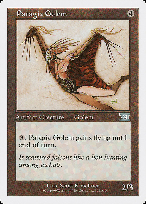Patagia Golem (Classic Sixth Edition #305)