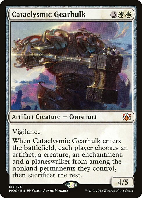 Cataclysmic Gearhulk (March of the Machine Commander #176)
