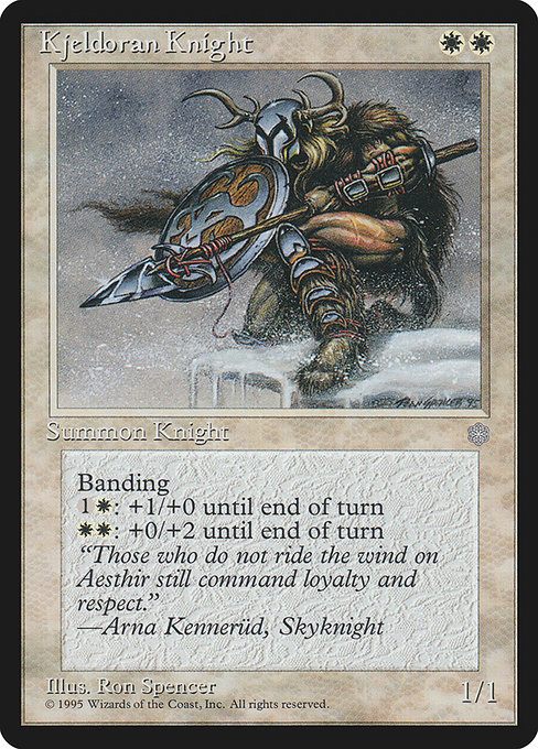 Chevalier du Kjeldor|Kjeldoran Knight
