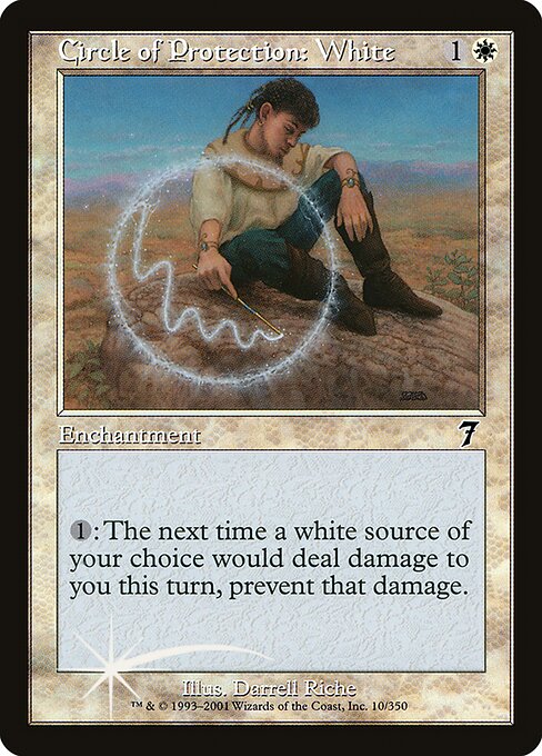 Circle of Protection: White card image