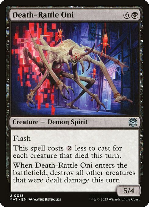 Death-Rattle Oni card image