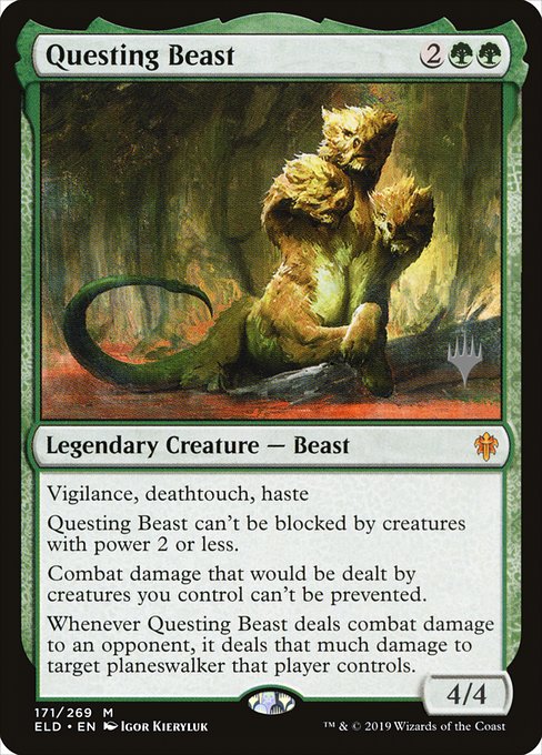 Questing Beast (Throne of Eldraine Promos #171p)