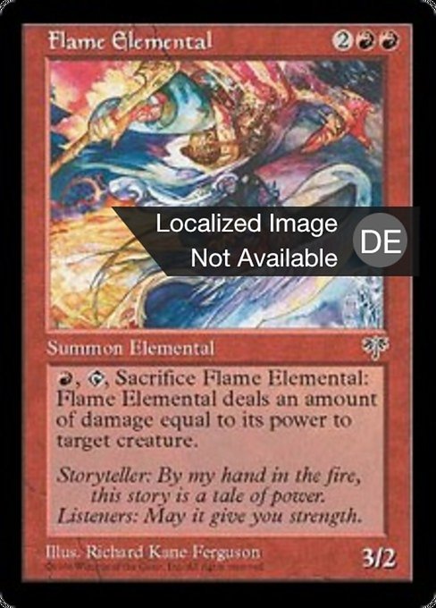 Flame Elemental (Mirage #175)