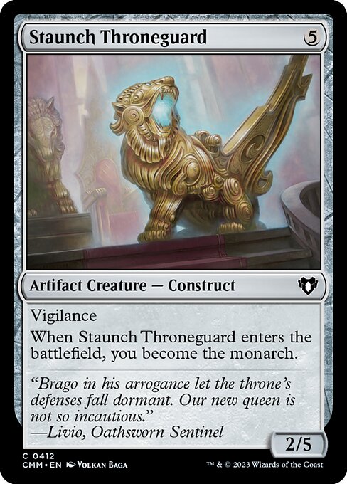 Staunch Throneguard (Commander Masters #412)