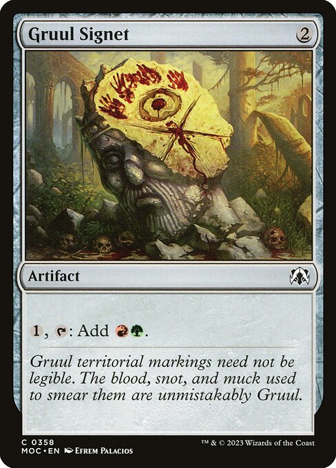 Gruul Signet (March of the Machine Commander #358)