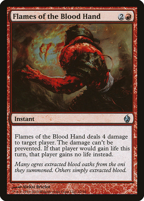 Flames of the Blood Hand (Premium Deck Series: Fire and Lightning #22)