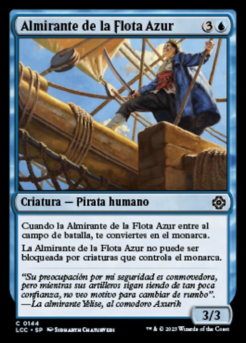 Azure Fleet Admiral (The Lost Caverns of Ixalan Commander #144)