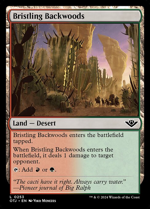 Bristling Backwoods (otj) 253