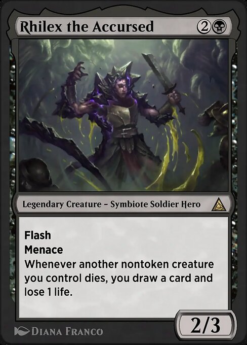Agent Venom magic the gathering card art