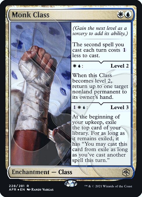 Monk Class (Adventures in the Forgotten Realms Promos #228a)