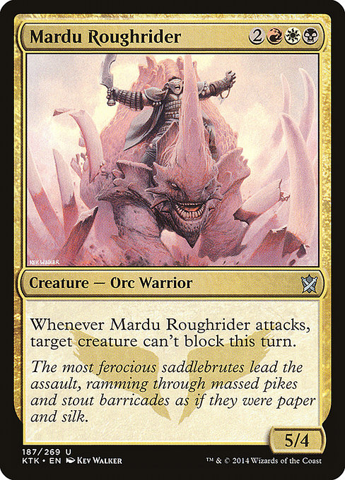 Mardu Roughrider (Khans of Tarkir #187)