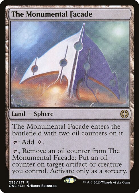 The Monumental Facade (Phyrexia: All Will Be One #255)