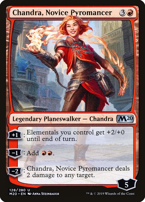 Chandra, Novice Pyromancer (Core Set 2020 #128)