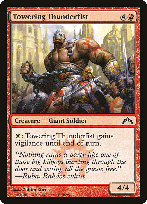 Towering Thunderfist card image