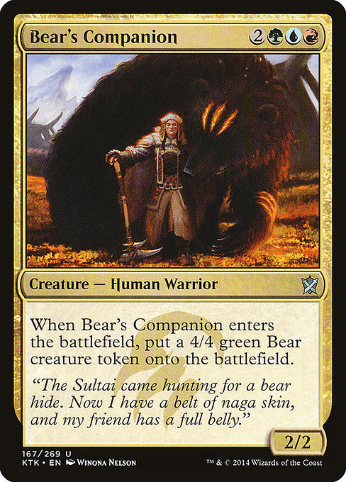 Bear's Companion (KTK)