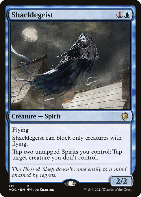 Shacklegeist · Crimson Vow Commander (VOC) #112 · Scryfall Magic 