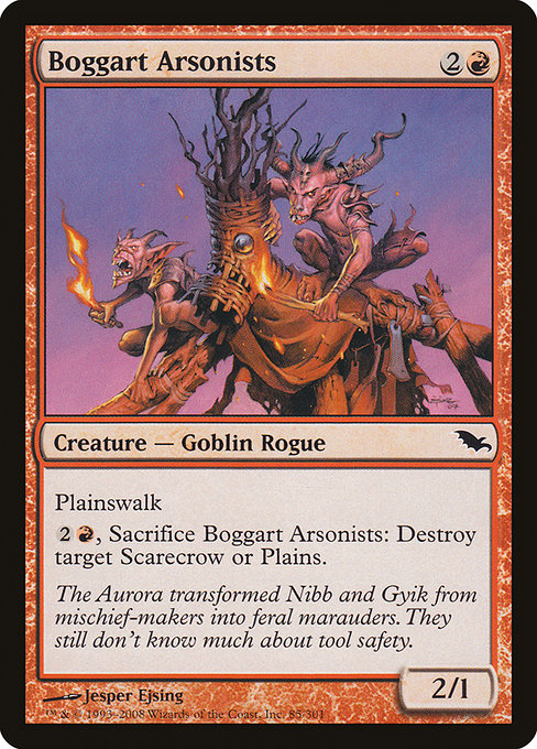 Boggart Arsonists (Shadowmoor #85)