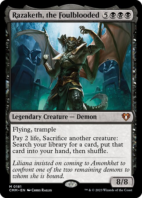 Razaketh, the Foulblooded (cmm) 181