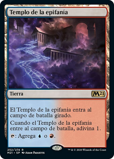 Temple of Epiphany (Core Set 2021 #252)