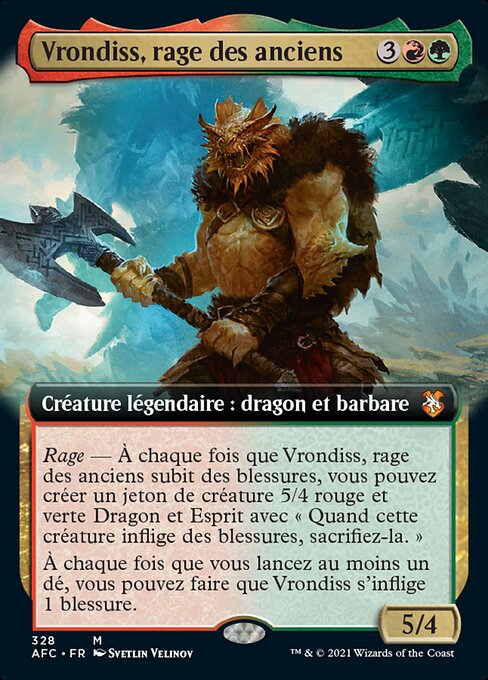 Vrondiss, Rage of Ancients (Forgotten Realms Commander #328)