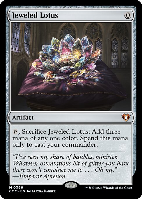 Jeweled Lotus (Commander Masters #396)