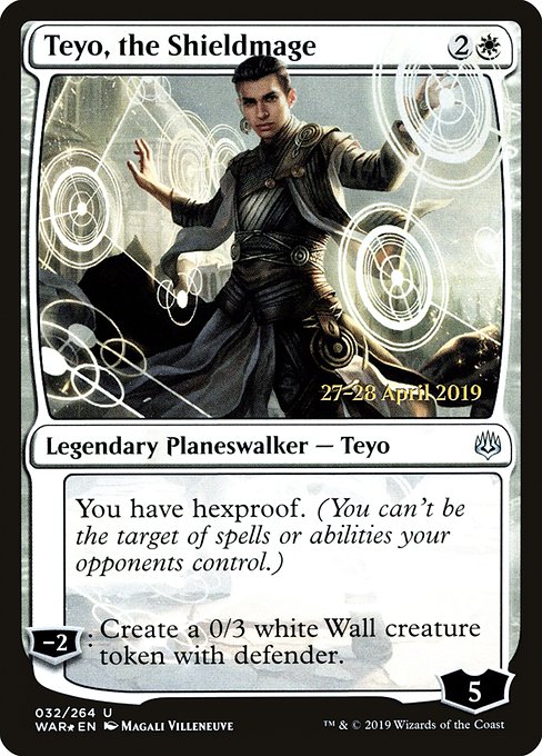 Teyo, the Shieldmage (War of the Spark Promos #32s)