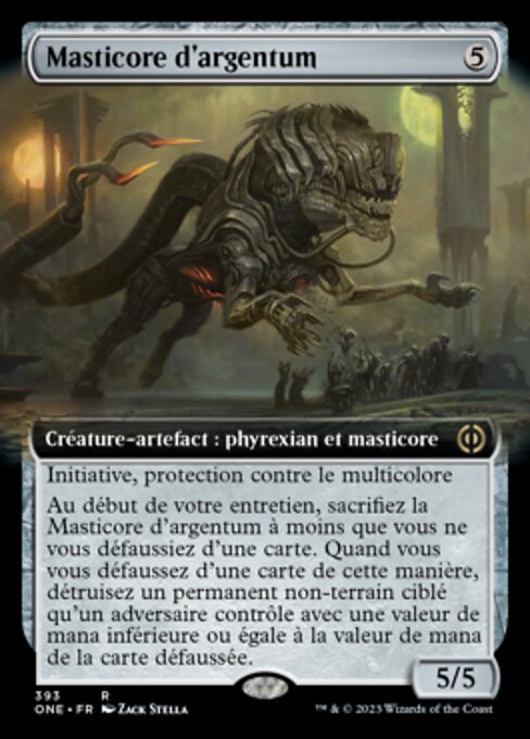 Argentum Masticore (Phyrexia: All Will Be One #393)