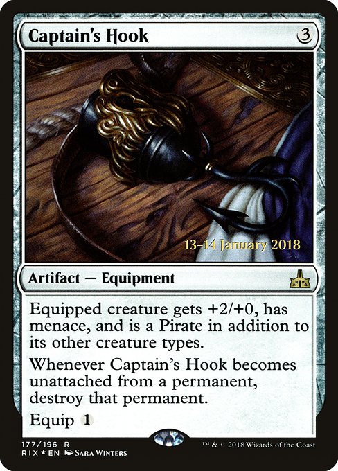 Captain's Hook (Rivals of Ixalan Promos #177s)