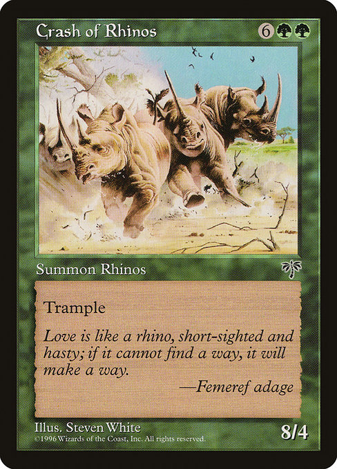 Crash of Rhinos card image
