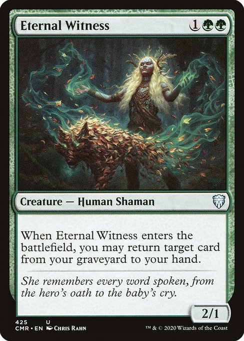 Eternal Witness (Commander Legends #425)