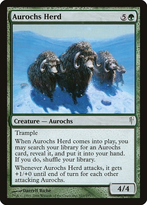 Aurochs Herd (Coldsnap #103)