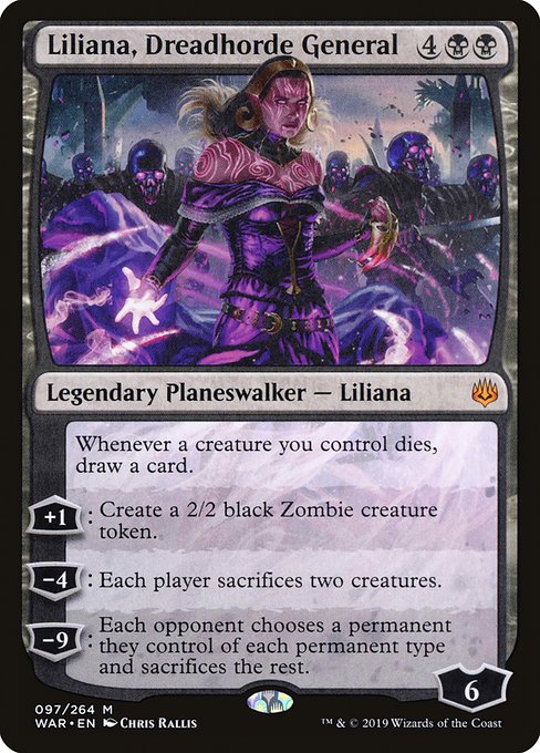 Liliana, Dreadhorde General (war) 97