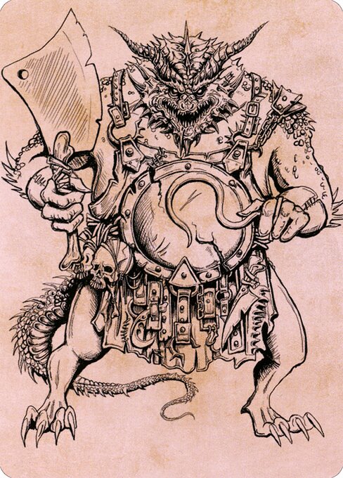 Thrakkus the Butcher // Thrakkus the Butcher (Battle for Baldur's Gate Art Series #77)