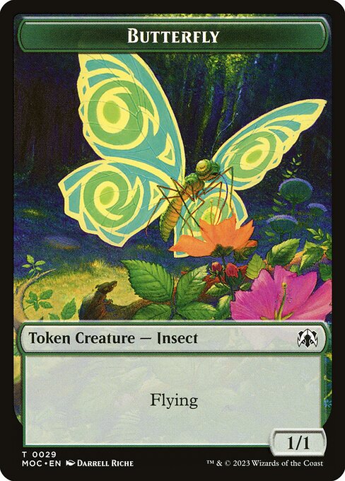 Butterfly card image