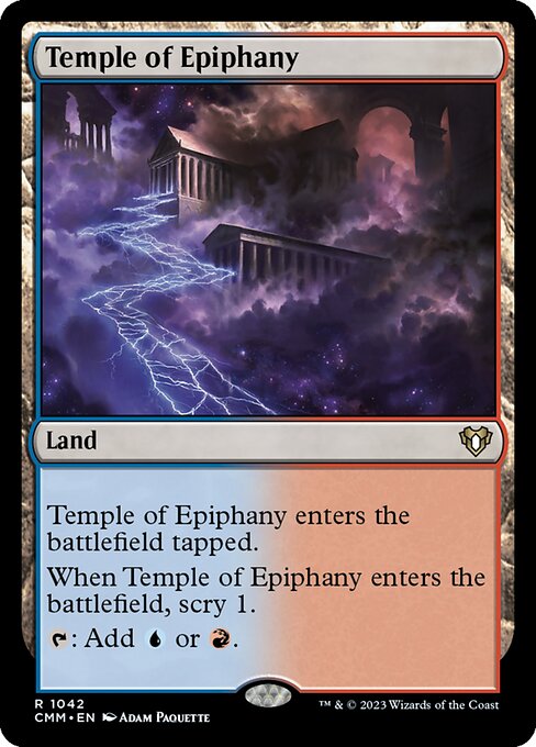 Temple of Epiphany (Commander Masters #1042)