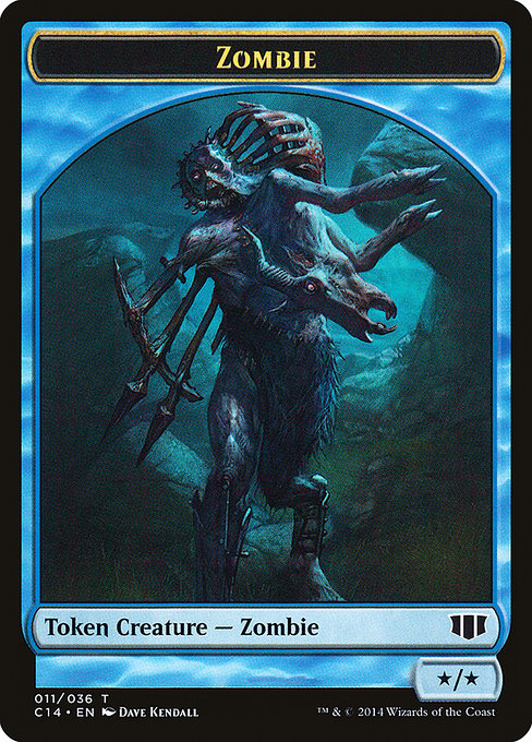 Zombie (Commander 2014 Tokens #11)