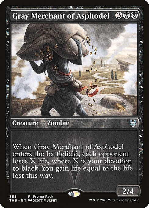 Gray Merchant of Asphodel (Theros Beyond Death #355)