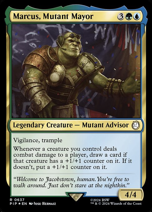 Marcus, Mutant Mayor card image