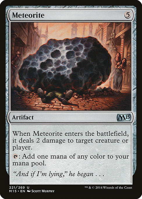 Meteorite card image