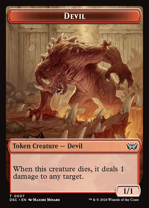 Devil (Duskmourn Commander Tokens)