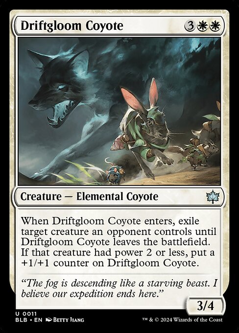 Driftgloom Coyote (Bloomburrow #11)