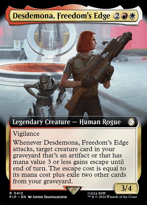 Desdemona, Freedom's Edge (Extended Art)