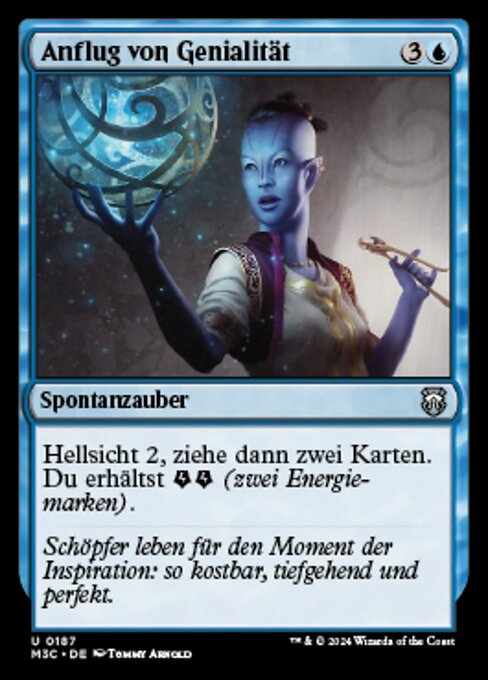 Glimmer of Genius (Modern Horizons 3 Commander #187)