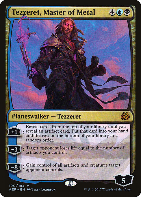 Tezzeret, Master of Metal (Aether Revolt #190)