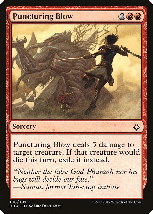 Puncturing Blow card image
